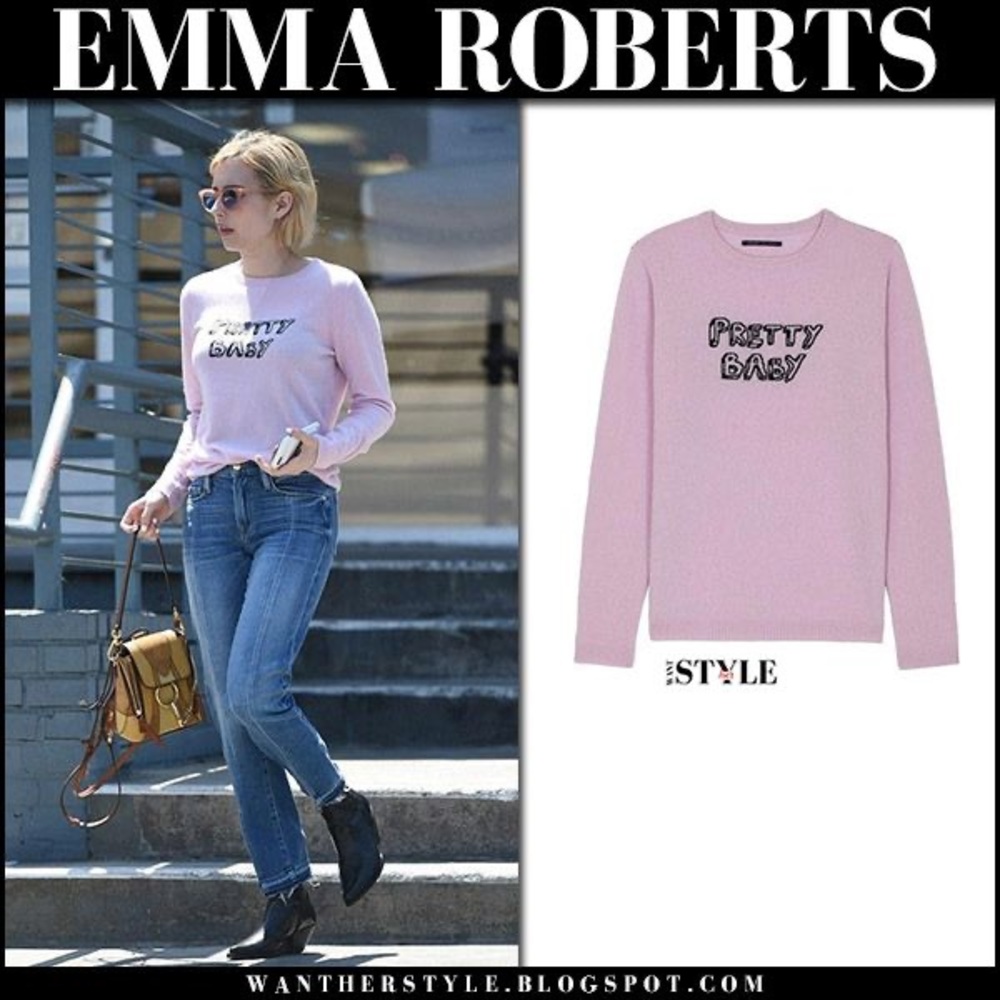 Bella Freud x J brand collab “Pretty Baby” sweater - Picture 6 of 7